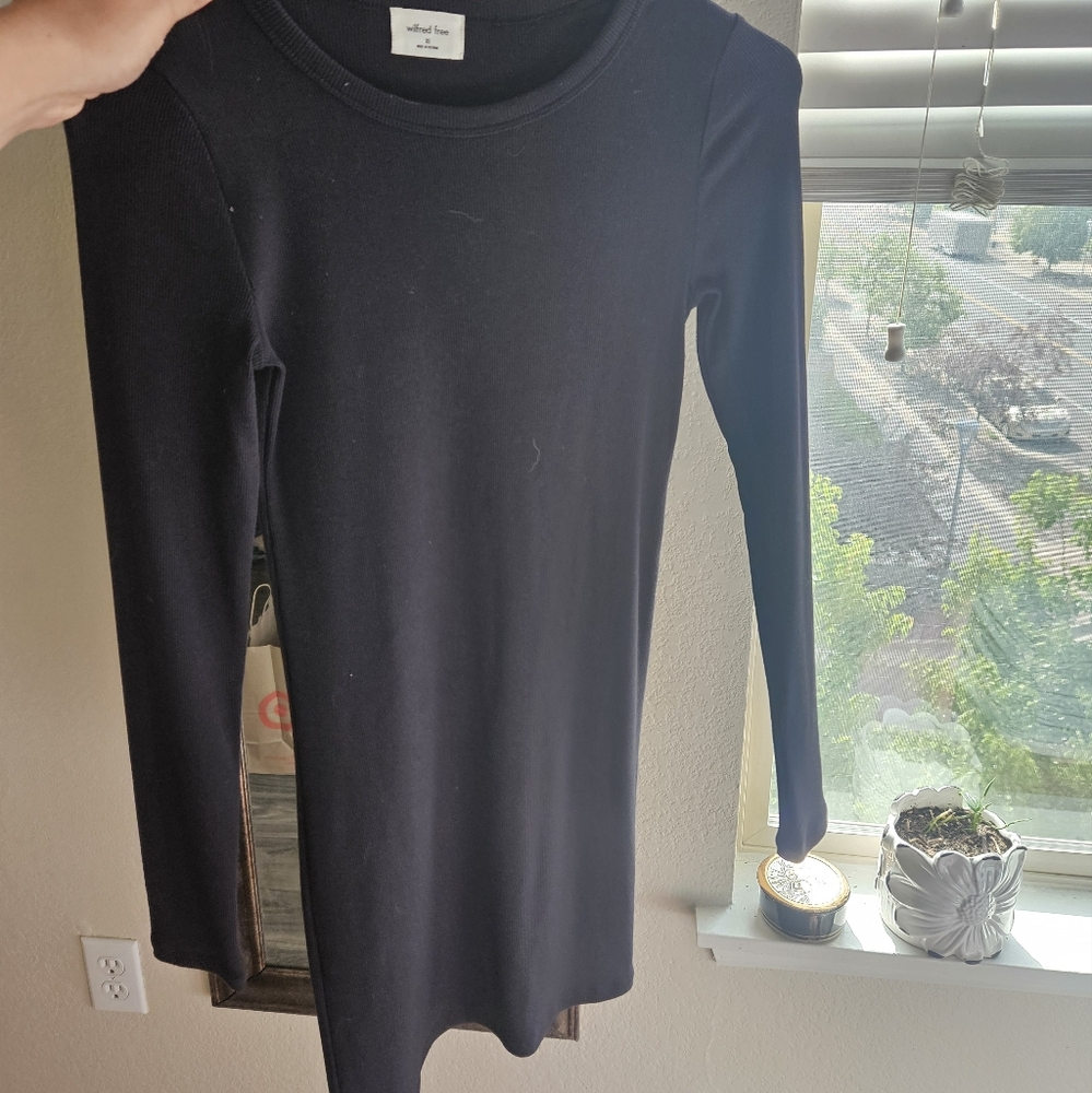 Wilfred black bodycon dress
